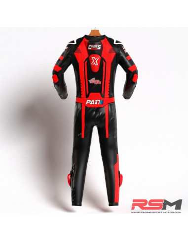 MONO XFOUR ADULTO MODELO CASES x MIR RACING ROJO Y NEGRO