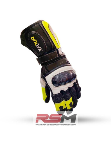 GUANTES ASFALTO NIÑO AMARILLO FLUOR