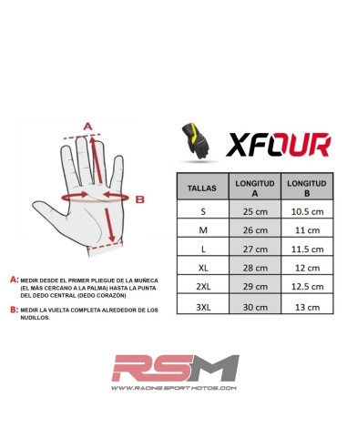 GUANTES ASFALTO NEGRO/AMARILLO FLUOR INVIERNO