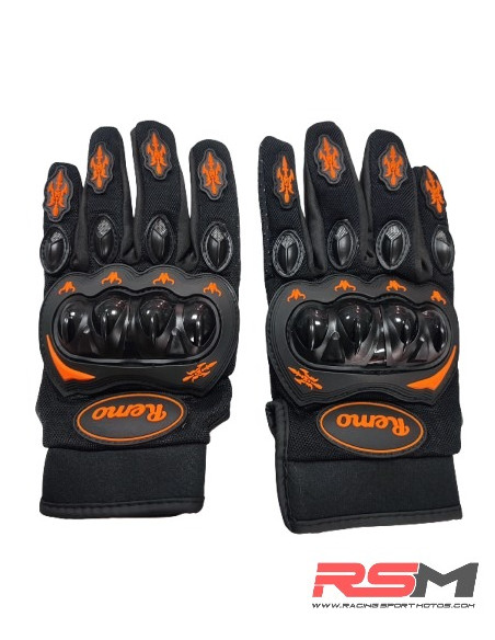 GUANTE CROSS MARCA REMO (NARANJA)