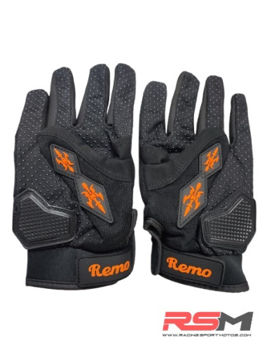 GUANTE CROSS MARCA REMO (NARANJA)