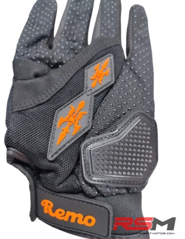 GUANTE CROSS MARCA REMO (NARANJA)