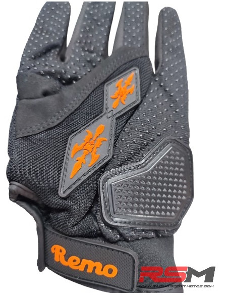 GUANTES CROSS MARCA REMO (NARANJA)