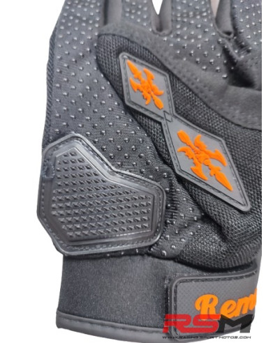 GUANTES CROSS MARCA REMO (NARANJA)