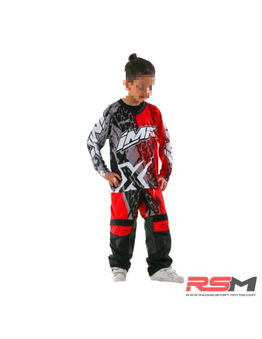 CAMISETA CROSS XFOUR ROJO NIÑO MODELO 3K