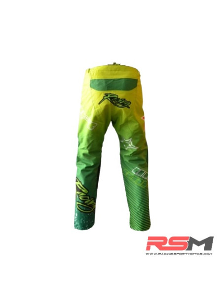 PANTALON CROSS IMR RACING XFOUR VERDE NIÑO
