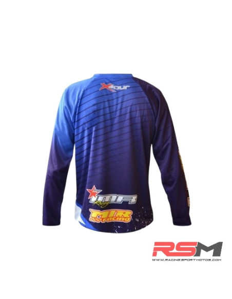 CAMISETA CROSS XFOUR COLOR AZUL INFANTIL