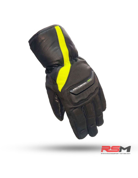 GUANTES ASFALTO NEGRO/AMARILLO FLUOR INVIERNO