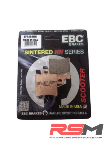 PASTILLAS DE FRENO EBC SFA193HH SINTETIZADAS