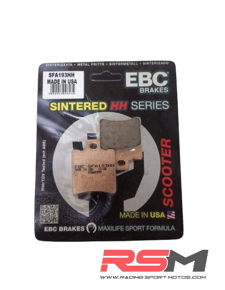 PASTILLAS DE FRENO EBC SFA193HH SINTETIZADAS