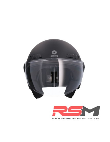 CASCO SHIRO SH-62 KIOTO NEGRO MATE