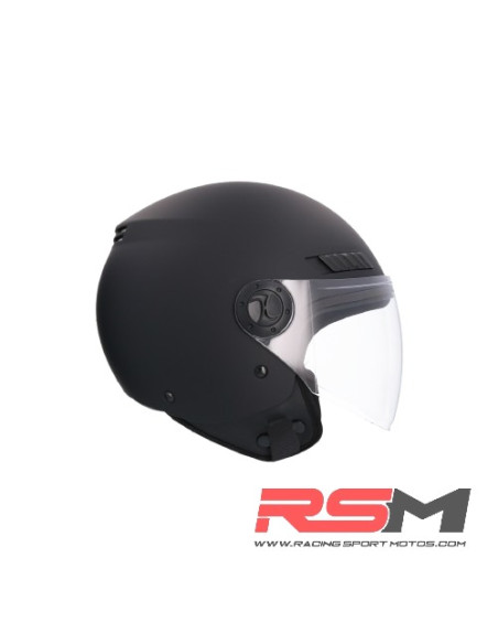 CASCO SHIRO SH-62 KIOTO NEGRO MATE