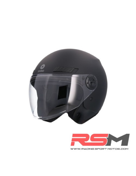 CASCO SHIRO SH-62 KIOTO NEGRO MATE