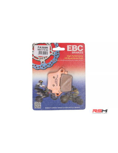 PASTILLAS DE FRENO EBC FA368R