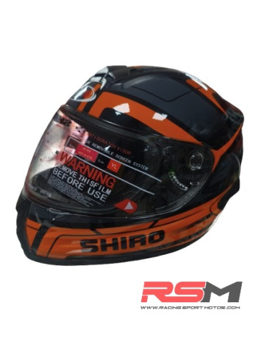 CASCO SHIRO SH-829 AUSTIN KIDS NARANJA