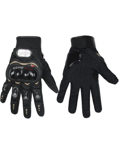 GUANTES CROSS MARCA MOD RACING (NEGRO)