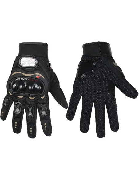 GUANTES CROSS MARCA MOD RACING (NEGRO)