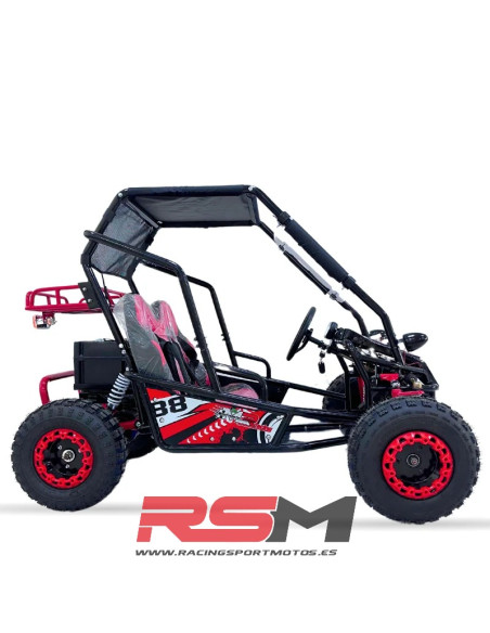 BUGGY INFANTIL ELECTRICO BIPLAZA (Rojo) 1500W 60V IM30