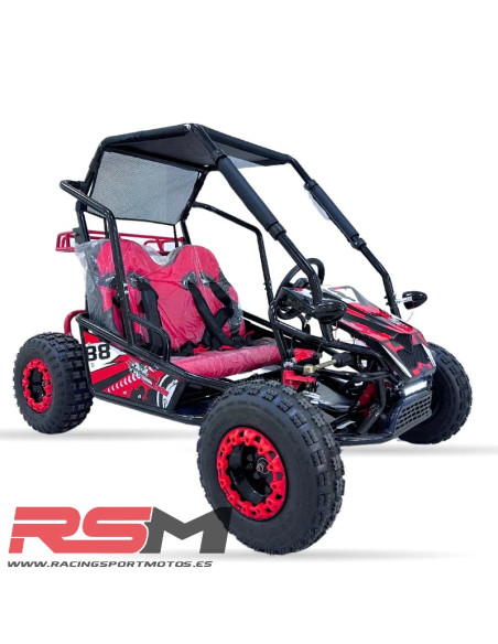 BUGGY INFANTIL ELECTRICO BIPLAZA (Rojo) 1500W 60V IM30