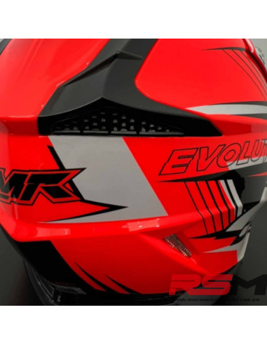 CASCO NIÑO IMR MX ROJO GAMA EVOLUTION