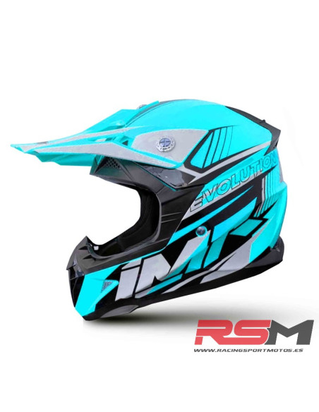 CASCO NIÑO IMR MX ROJO GAMA EVOLUTION