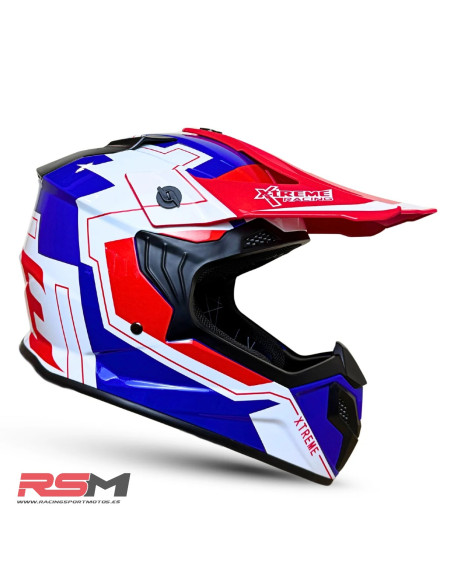 CASCO INFANTIL CROSS XTREME RACING (ROJO) ECE22.06