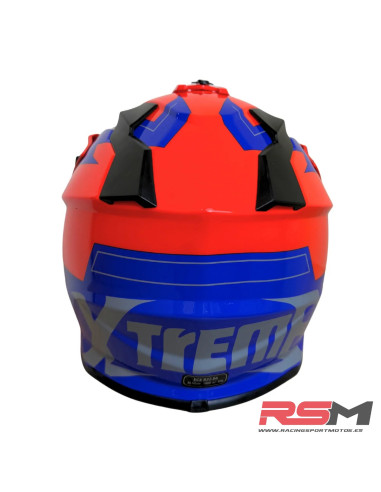 CASCO INFANTIL CROSS XTREME RACING (NARANJA) ECE22.06