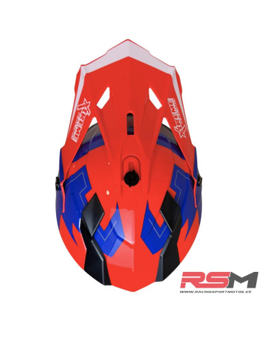 CASCO INFANTIL CROSS XTREME RACING (NARANJA) ECE22.06