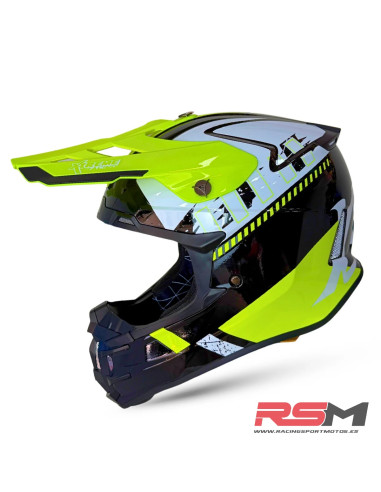 CASCO ADULTO XTREME RACING MOTOCROSS (FLUOR)