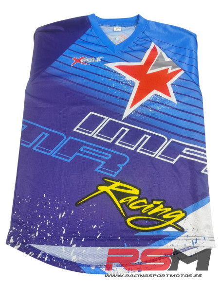 CAMISETA CROSS XFOUR COLOR AZUL INFANTIL