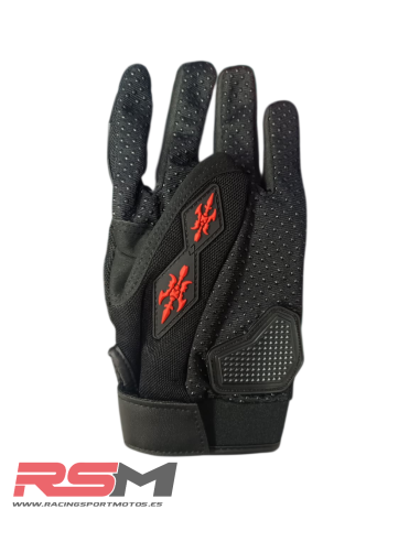 GUANTES CROSS MARCA REMO (ROJO)