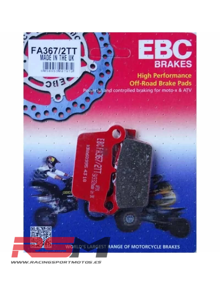 copy of PASTILLAS FRENO EBC FA137TT