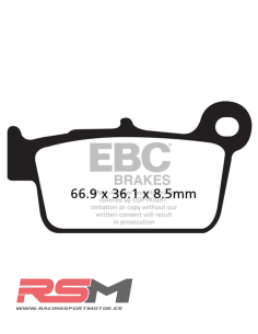 copy of PASTILLAS FRENO EBC FA137TT 2