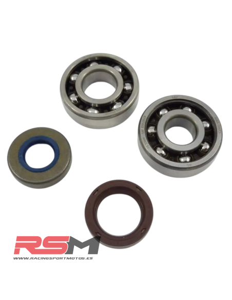 RODAMIENTOS Y RETENES PARA CIGÜEÑAL AM6 TOP 20MM y 17MM JAULA TEFLON