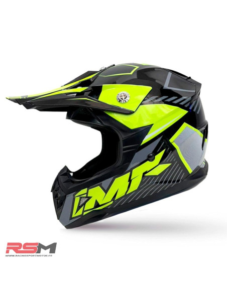 CASCO NIÑO IMR MX WOLF AMARILLO