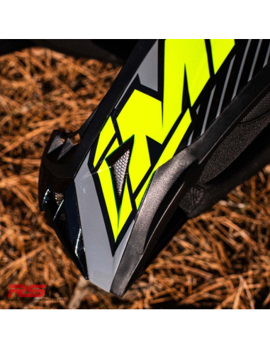 CASCO NIÑO IMR MX WOLF AMARILLO