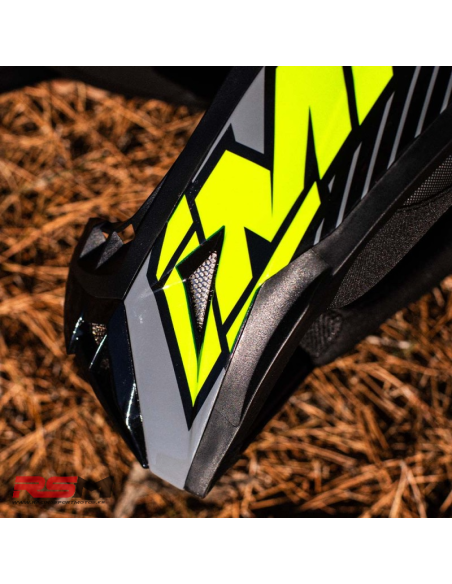 CASCO NIÑO IMR MX WOLF AMARILLO