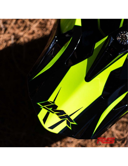 CASCO NIÑO IMR MX WOLF AMARILLO