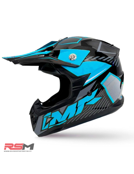 CASCO NIÑO IMR MX WOLF AZUL