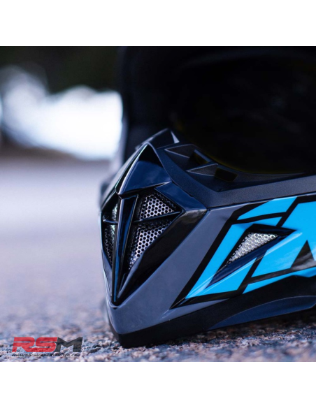 CASCO NIÑO IMR MX WOLF AZUL