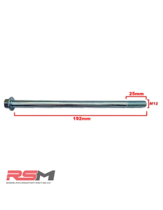 copy of EJE TRASERO RUEDA 225x15 mm CON TALADROS