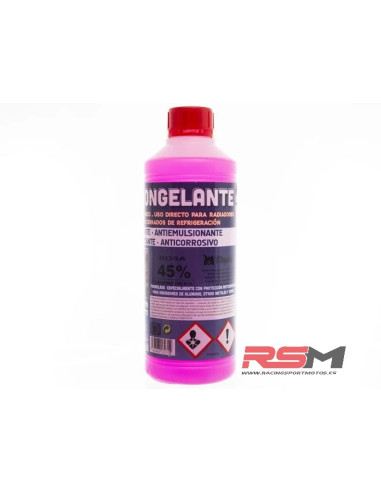 Líquido Refrigerante Anticongelante Rosa G-12 1L – Protección -32ºC / +145ºC