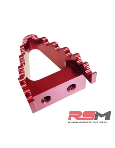 PUNTERA PEDAL DE FRENO CNC Pitbike AllPro ROJO