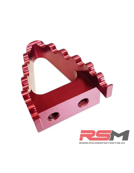 PUNTERA PEDAL DE FRENO CNC Pitbike AllPro ROJO