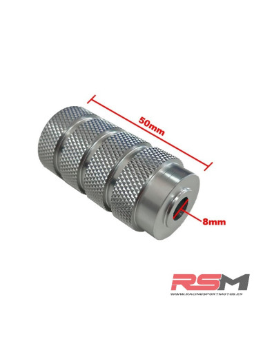 ESTRIBO DERECHO 50 mm CON REBAJE GP10 / GP20