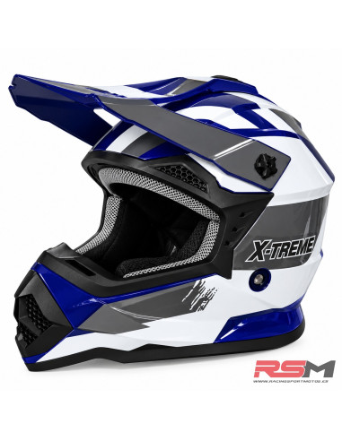 CASCO INFANTIL CROSS X-TREME RACING ECE 22.06 (Azul)
