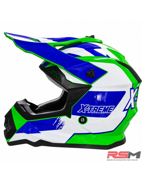 CASCO INFANTIL CROSS X-TREME RACING ECE 22.06 (Verde)