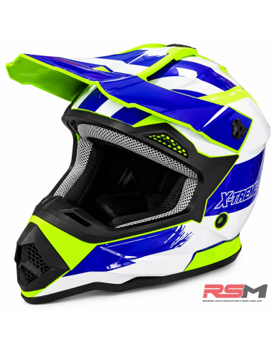 CASCO INFANTIL CROSS X-TREME RACING ECE 22.06 (Fluor)