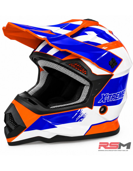 CASCO INFANTIL CROSS X-TREME RACING ECE 22.06 (Naranja)