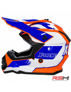 CASCO INFANTIL CROSS X-TREME RACING ECE 22.06 (Naranja) 2